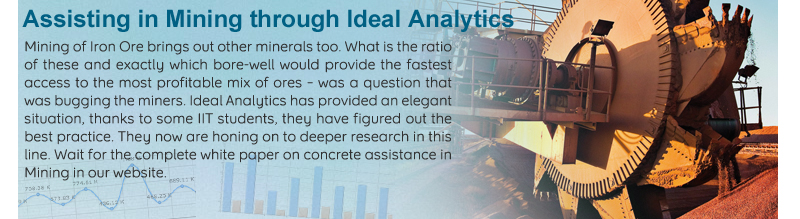 Assisting in mining through Ideal Analytics